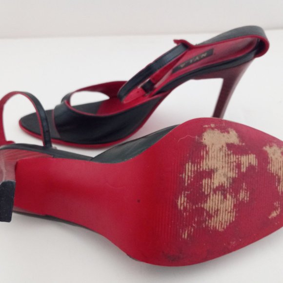 N.Y.L.A. Open Toe Heels Women's 7 - Picture 8 of 12